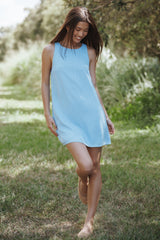 Coben Mini Dress - Blue