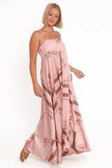 Elanor Maxi Dress - Pink Cocoa