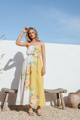 Marlia Maxi Dress - Yellow Poppy