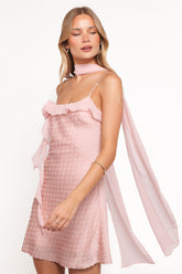 Suki Mini Dress - Peach