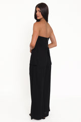 Arles Wide Leg Pants - Black