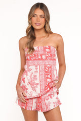 Clarke Shorts - Rose Tile