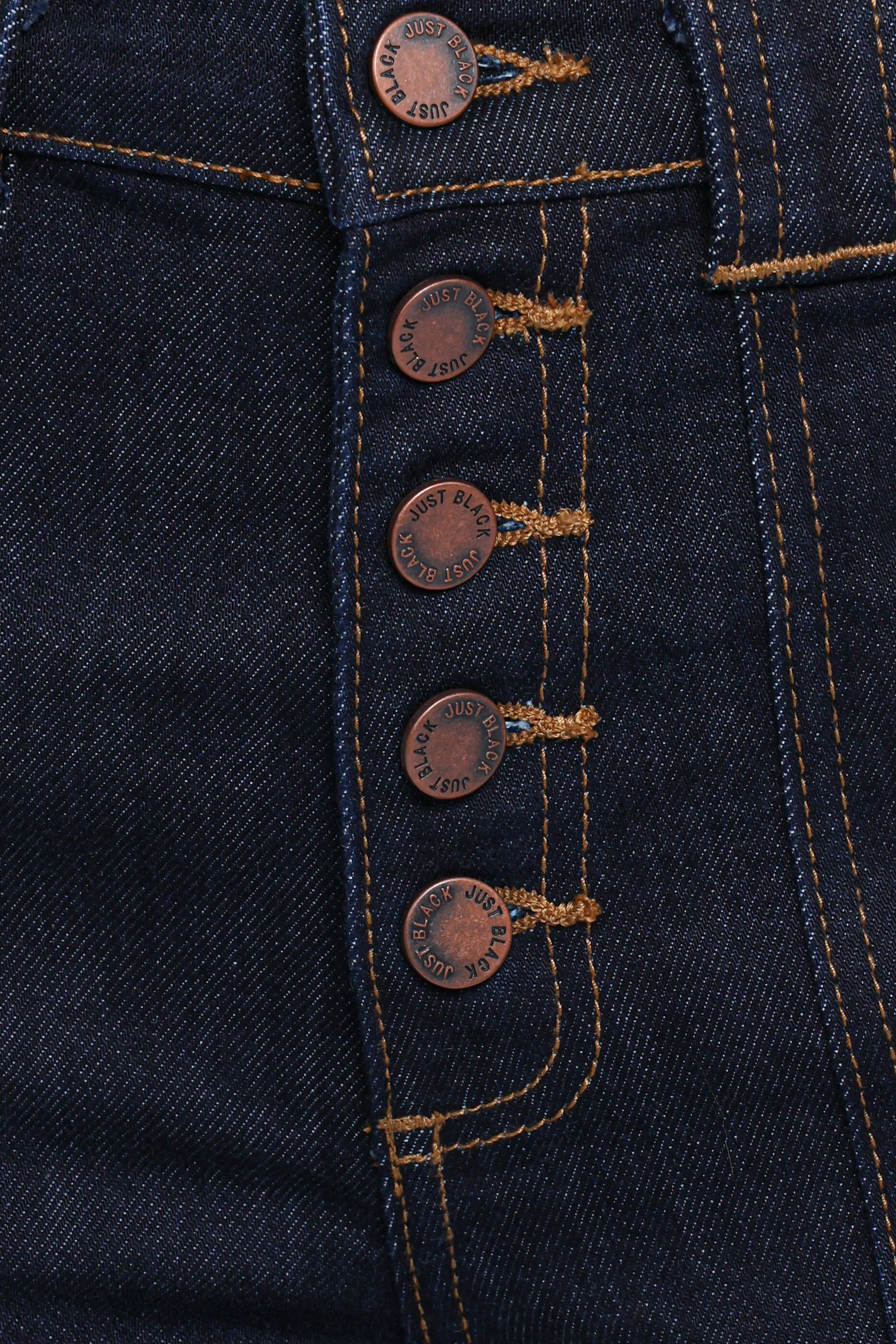 Jacinta Button Down Slim Wide Jean - Dark Wash