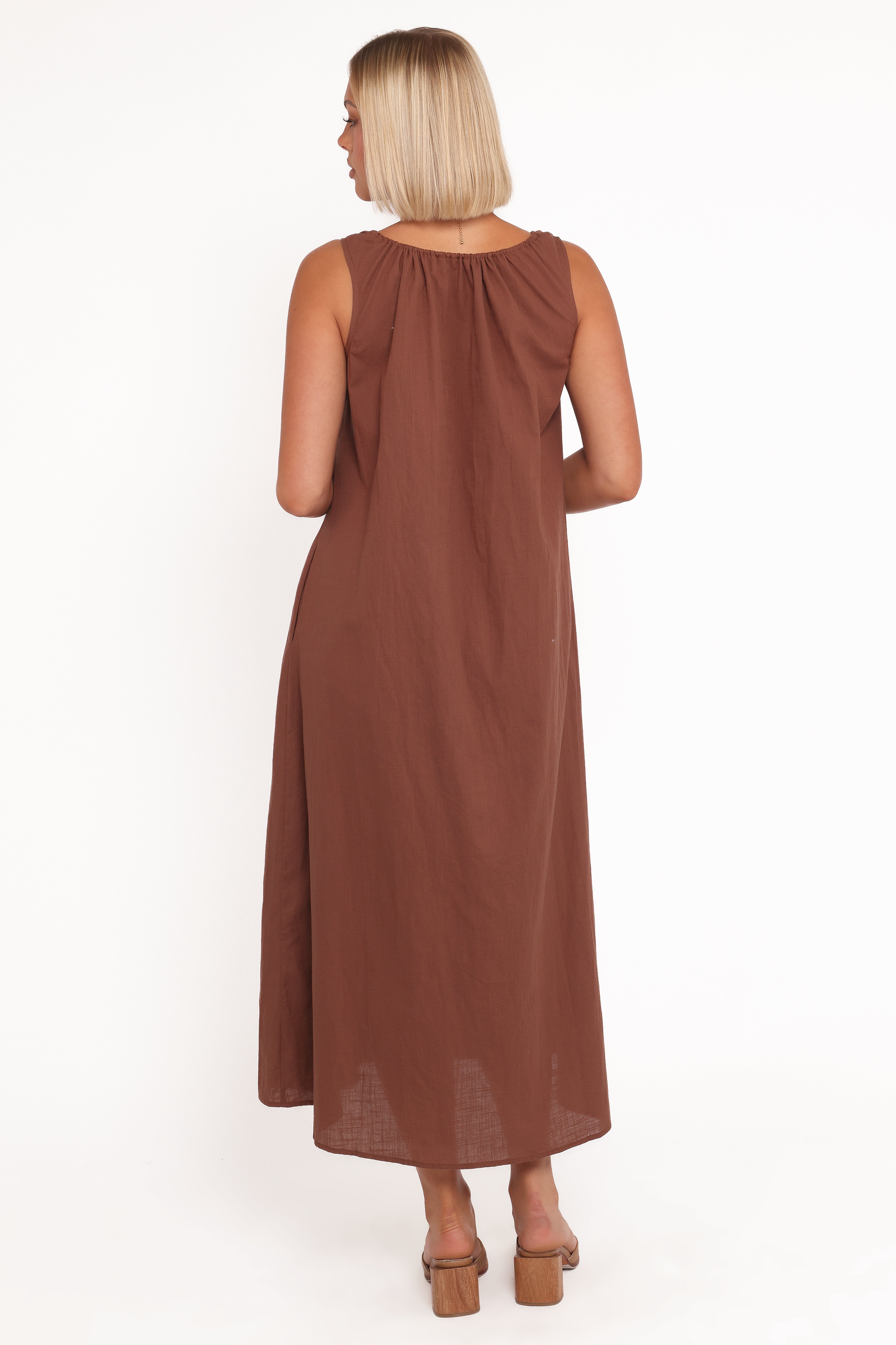 Bowman Maxi Dress - Chocolate Brown