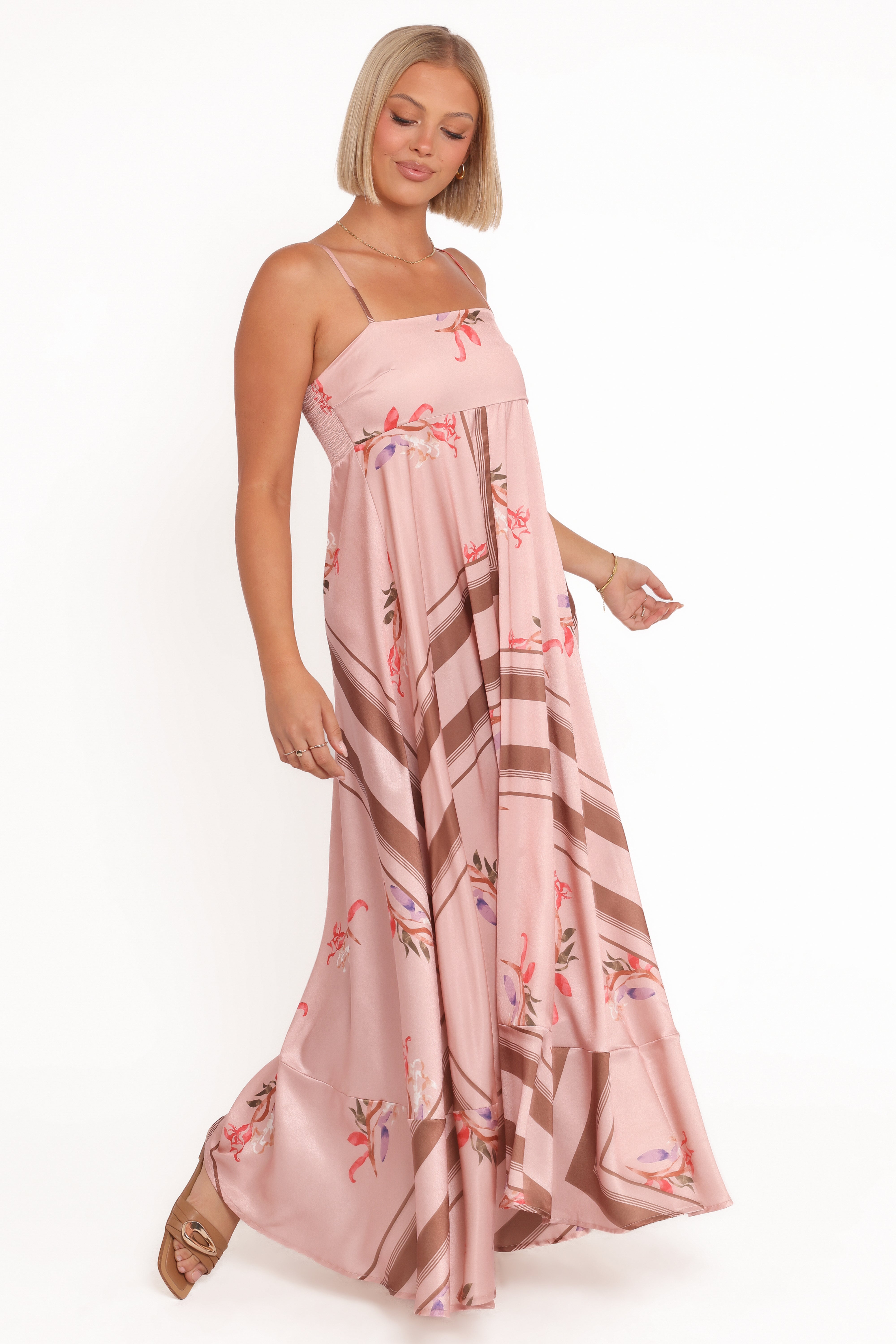 Elanor Maxi Dress - Pink Cocoa